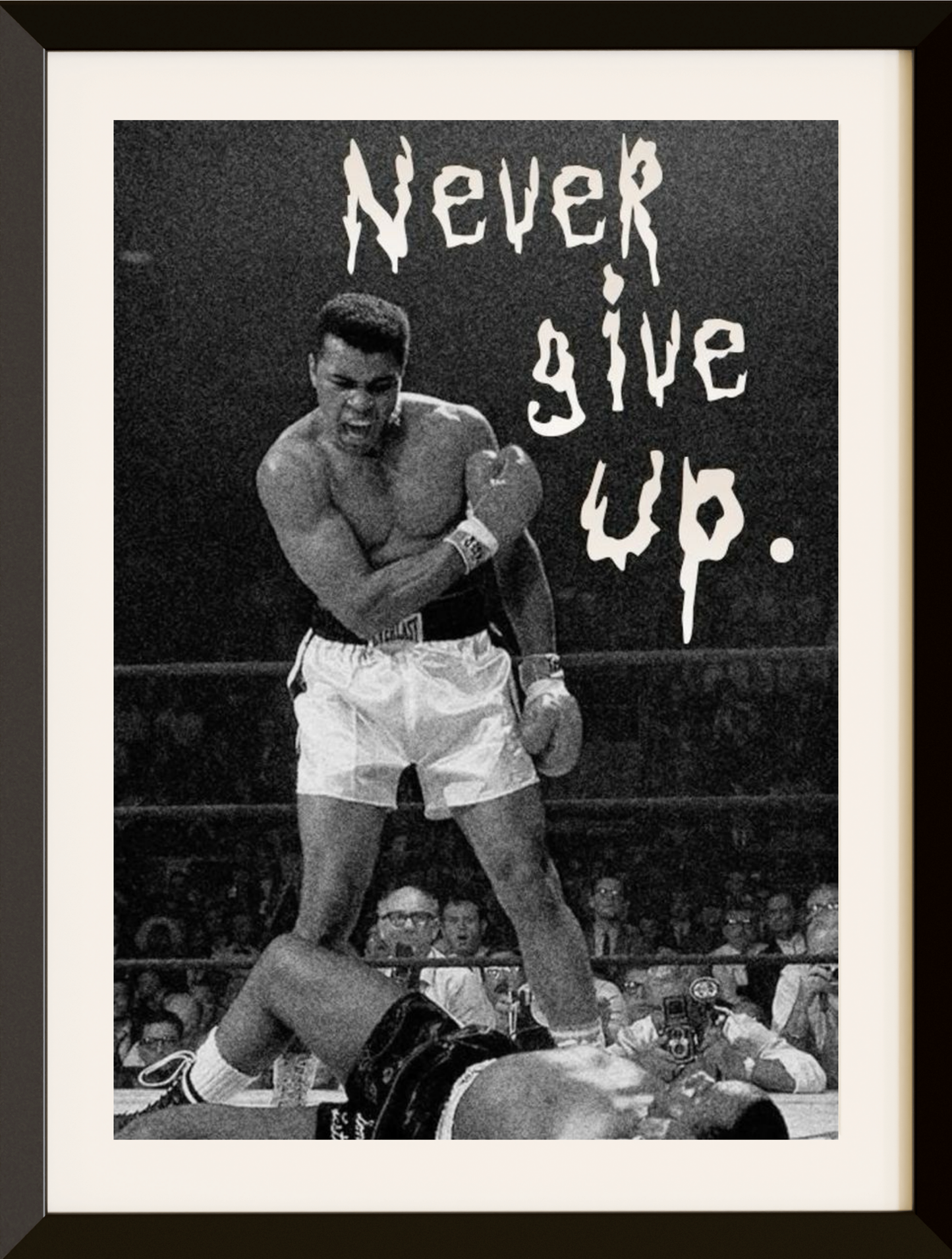 POSTER NEVER GIVE UP