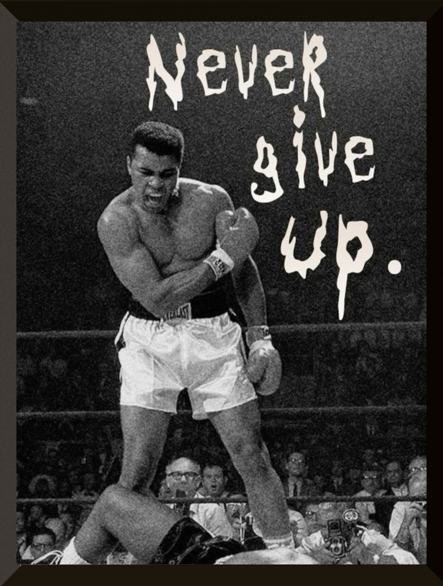 POSTER NEVER GIVE UP