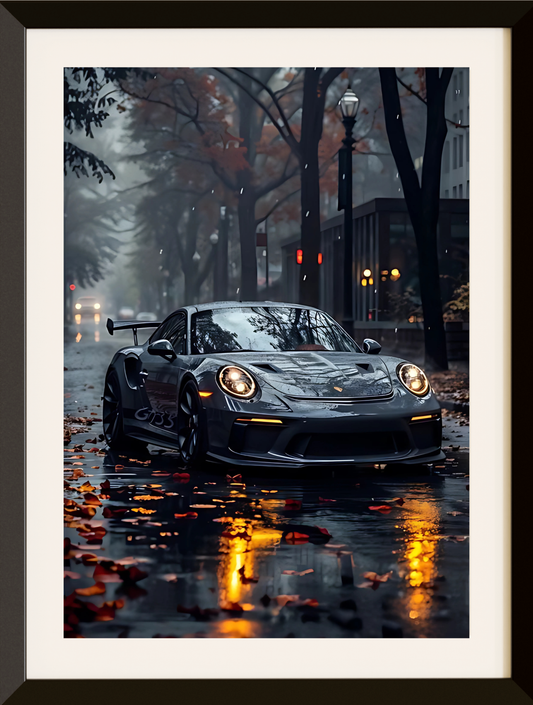 POSTER PORSCHE OTOÑO