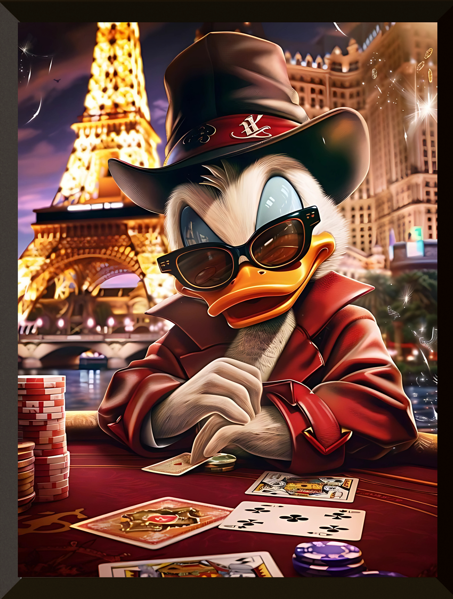 POSTER DONALD POKER