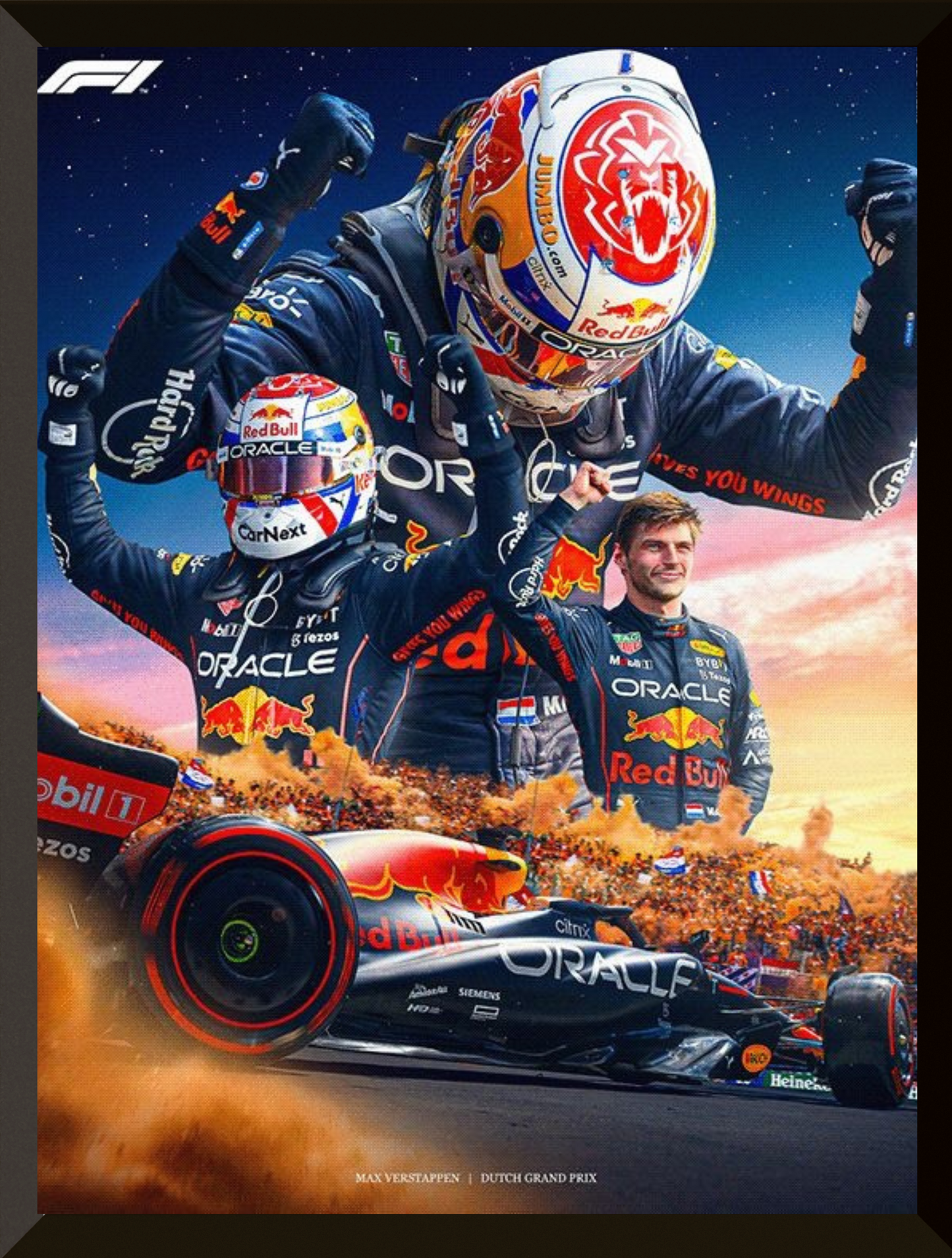 POSTER MAX VERSTAPPEN RED BULL