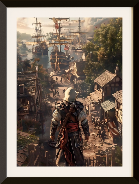 POSTER ASSASSINS CREED BLACK FLAG