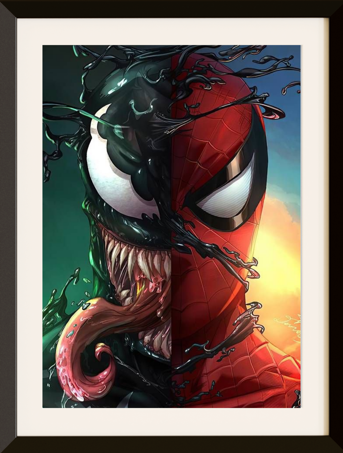 POSTER SPIDERMAN VS VENOM