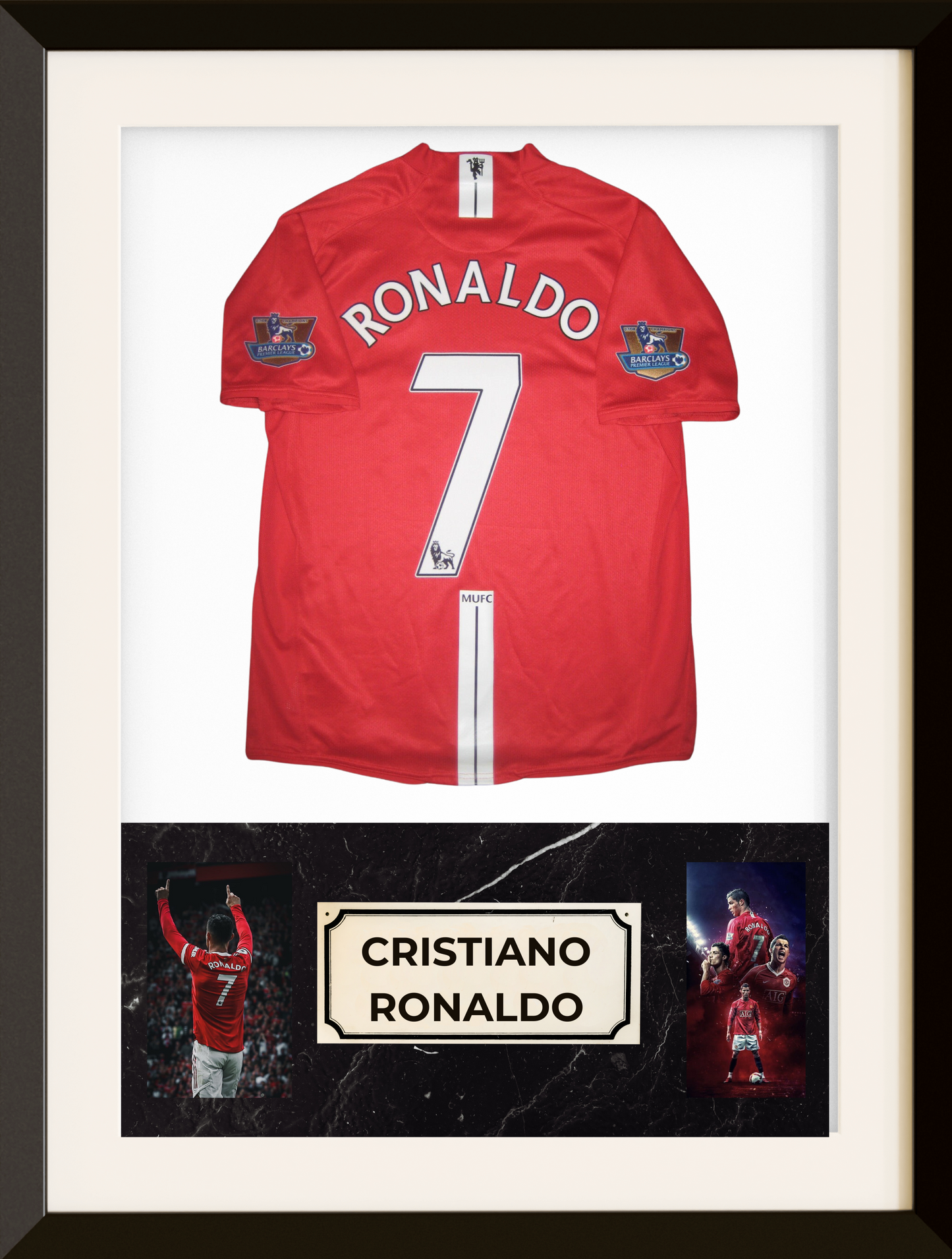 CUADRO CRISTIANO RONALDO MANCHESTER UNITED 2007-2008