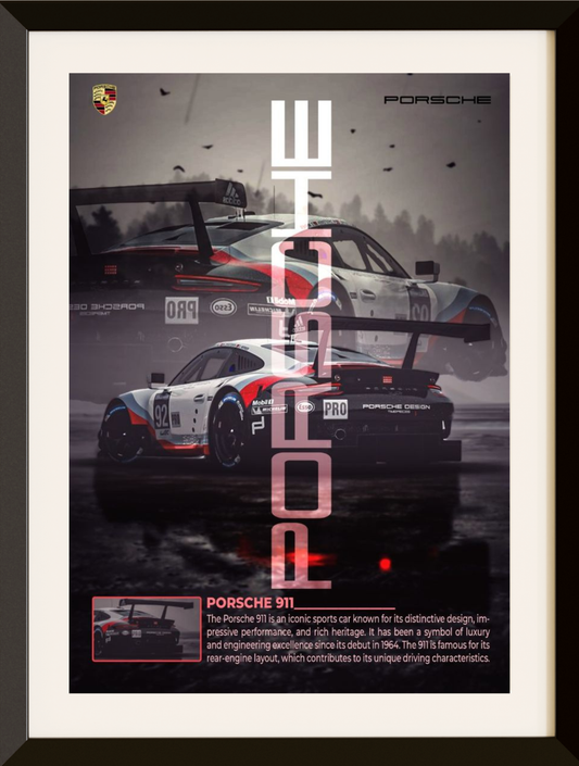 POSTER PORSCHE