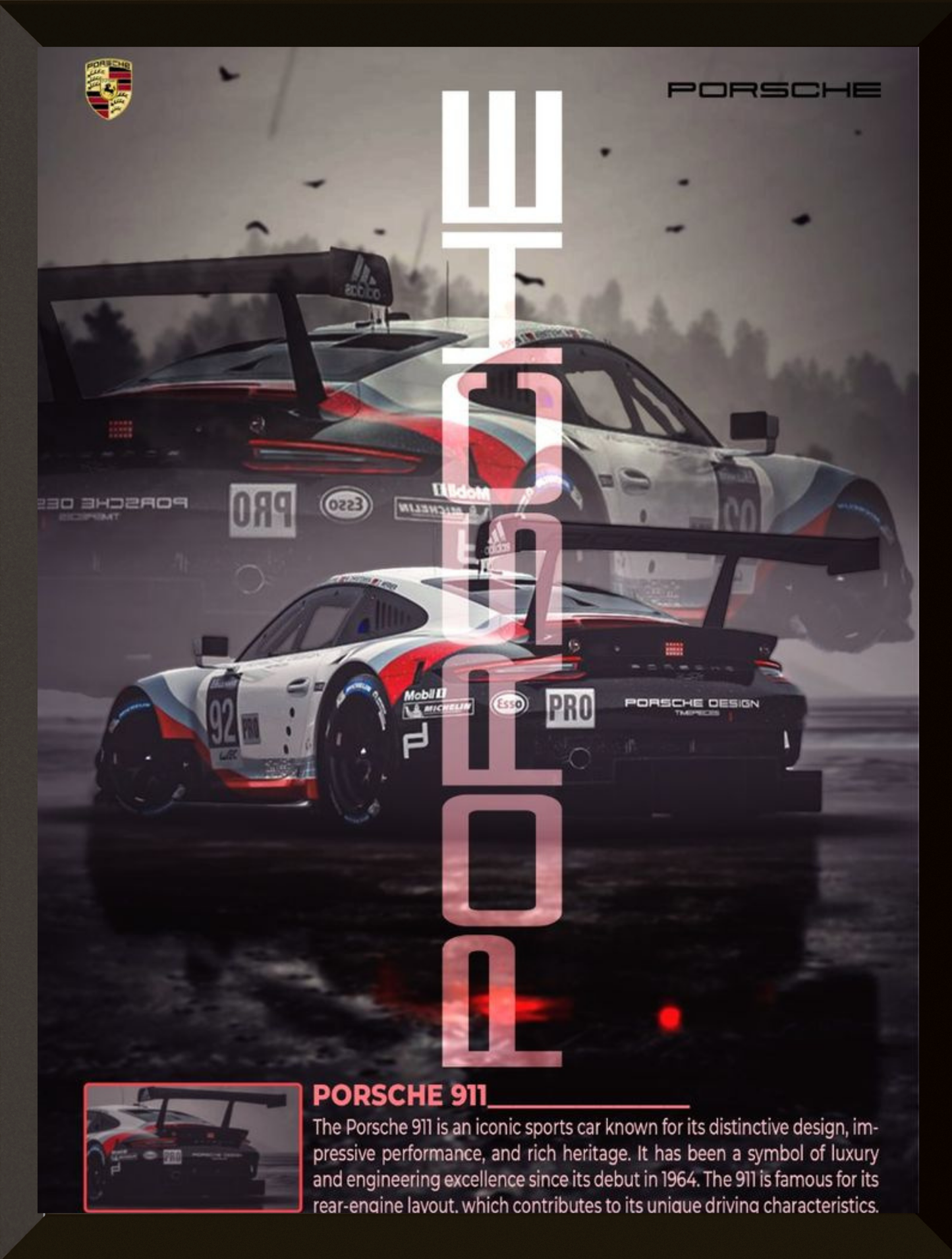 POSTER PORSCHE