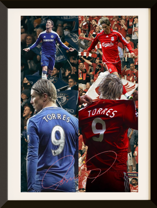 POSTER FERNANDO TORRES CHELSEA F.C VS LIVERPOOL F.C